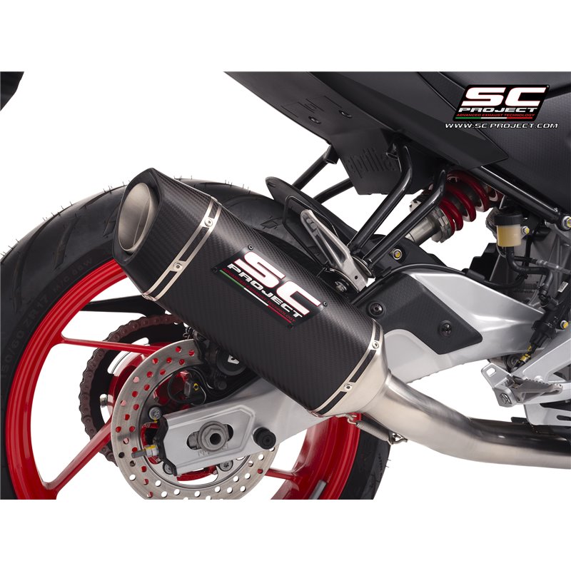 SC-Project Uitlaatsysteem 2-1 SC1-S | Carbon | Aprilia RS457