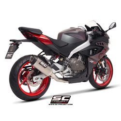 SC-Project Exhaust System 2-1 SC1-S | Silver | Aprilia RS457