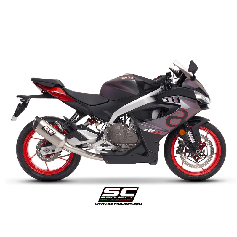 SC-Project Exhaust System 2-1 SC1-S | Silver | Aprilia RS457