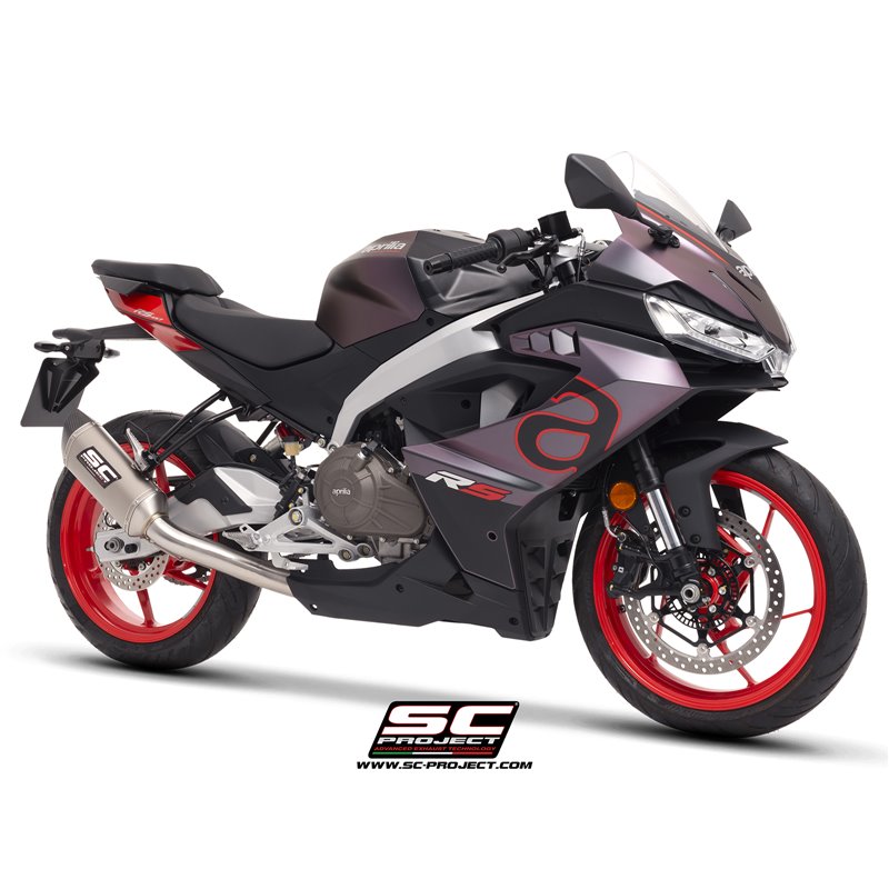 SC-Project Exhaust System 2-1 SC1-S | Silver | Aprilia RS457