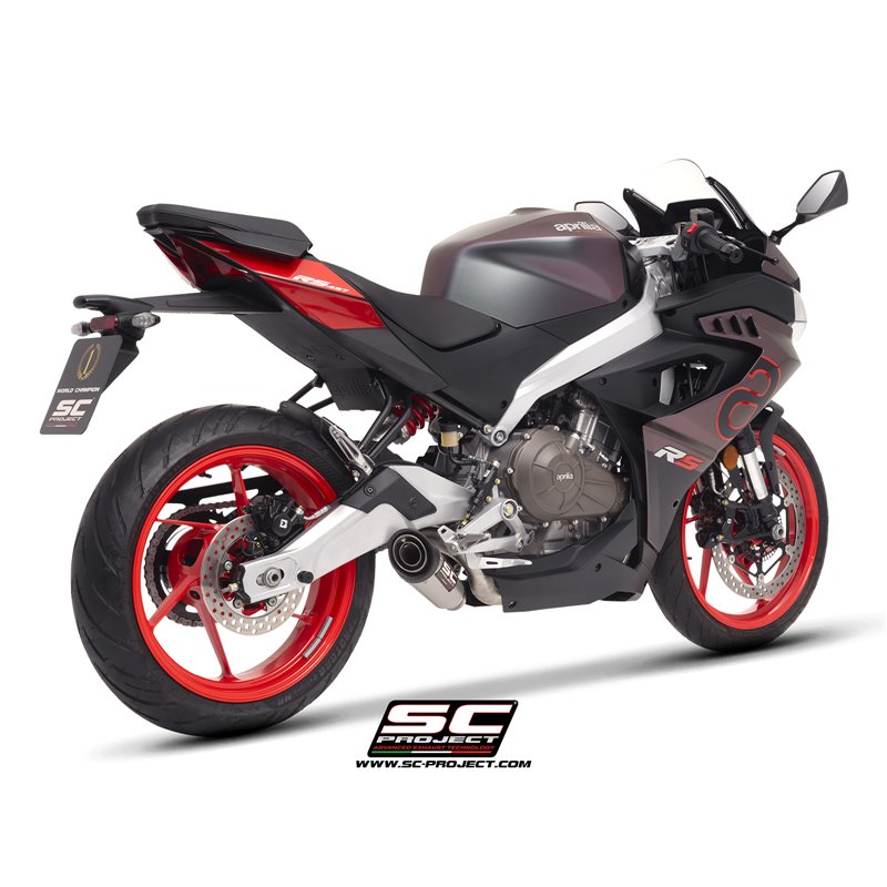 SC-Project Exhaust System 2-1 S1 | Silver | Aprilia RS457