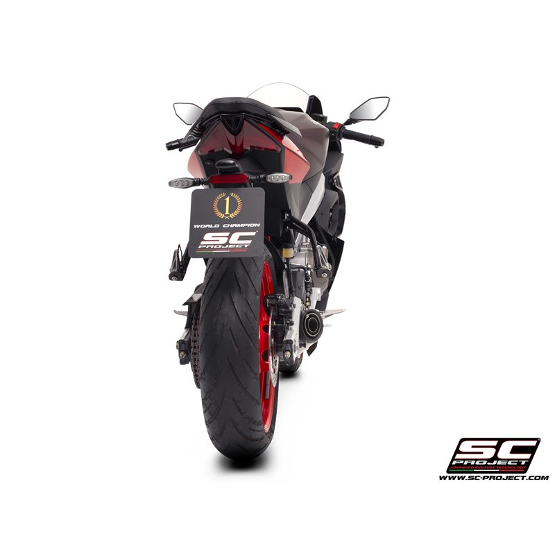 SC-Project Exhaust System 2-1 S1 | Silver | Aprilia RS457