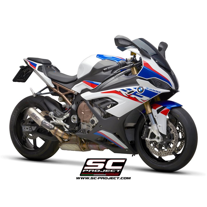 SC-Project Exhaust CR-T Mesh | Silver | BMW S1000RR