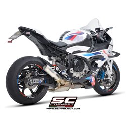 SC-Project Uitlaat CR-T Mesh | Zilver | BMW S1000RR