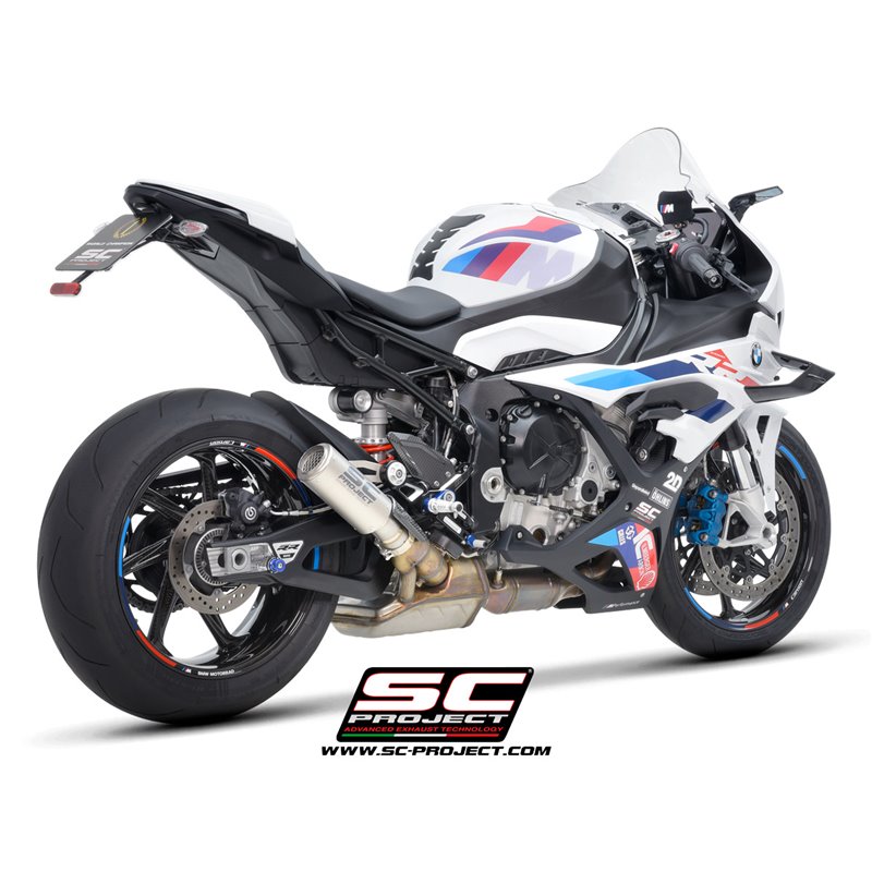 SC-Project Uitlaat CR-T Mesh | Zilver | BMW S1000RR