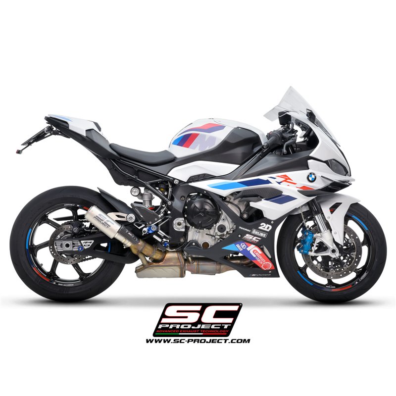 SC-Project Uitlaat CR-T Mesh | Zilver | BMW S1000RR