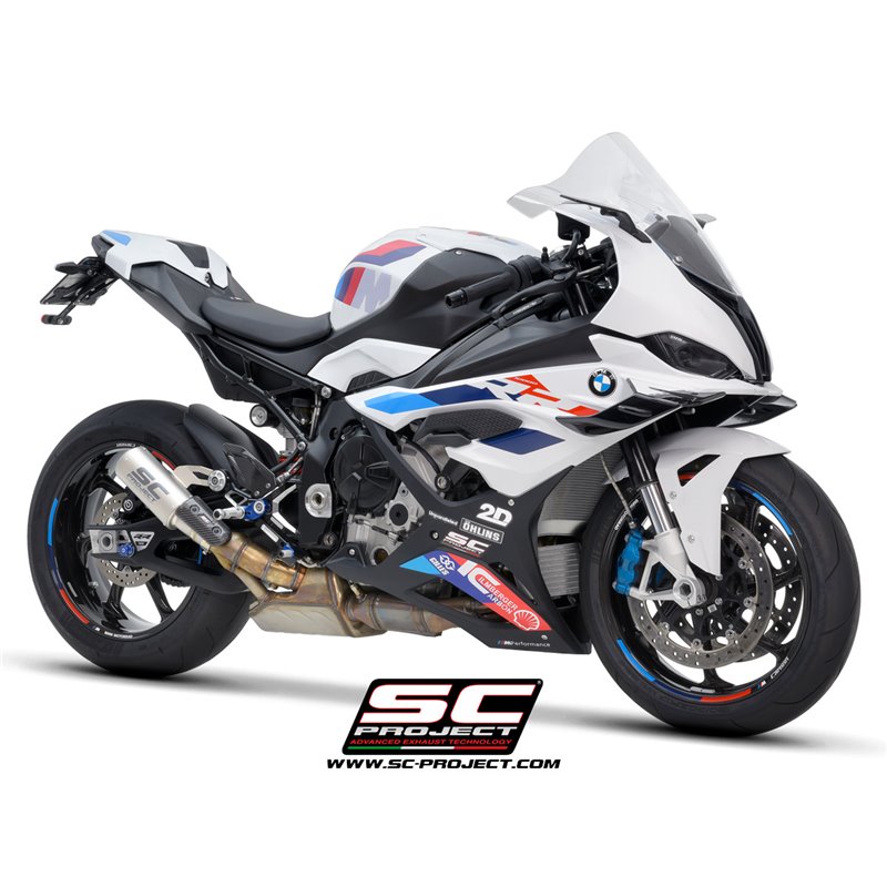 SC-Project Uitlaat CR-T Mesh | Zilver | BMW S1000RR