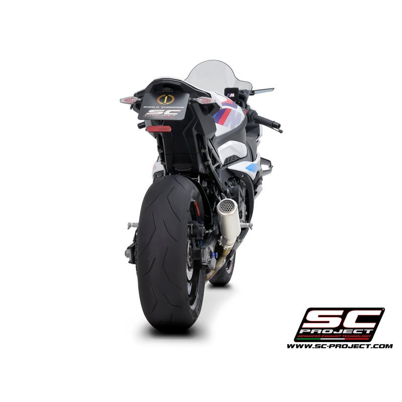 SC-Project Uitlaat CR-T Mesh | Zilver | BMW S1000RR