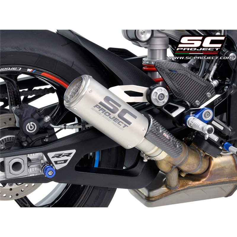 SC-Project Uitlaat CR-T Mesh | Zilver | BMW S1000RR