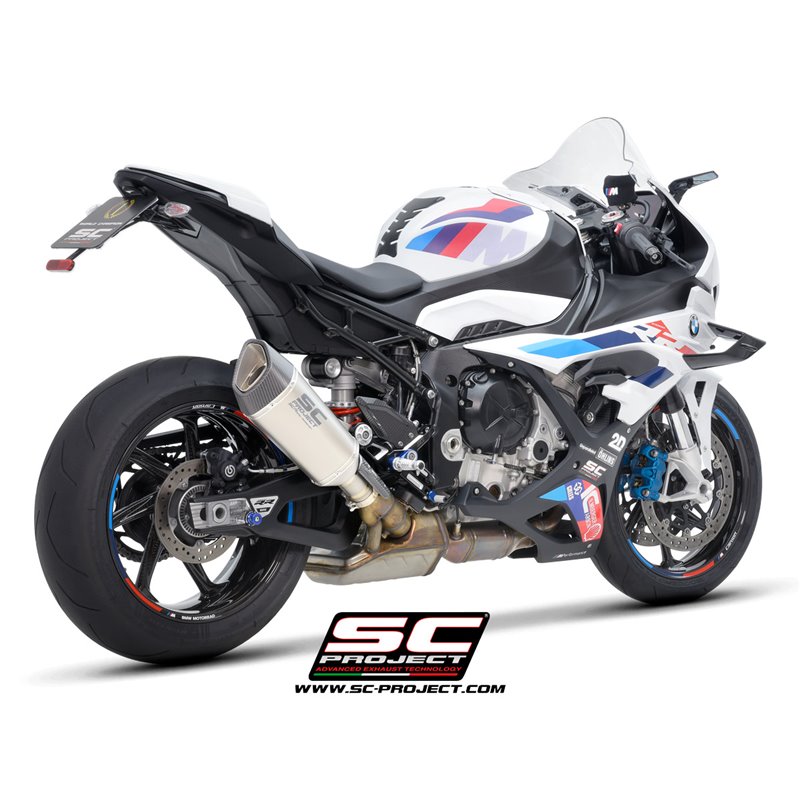 SC-Project Uitlaat SC1-R | Zilver | BMW S1000RR