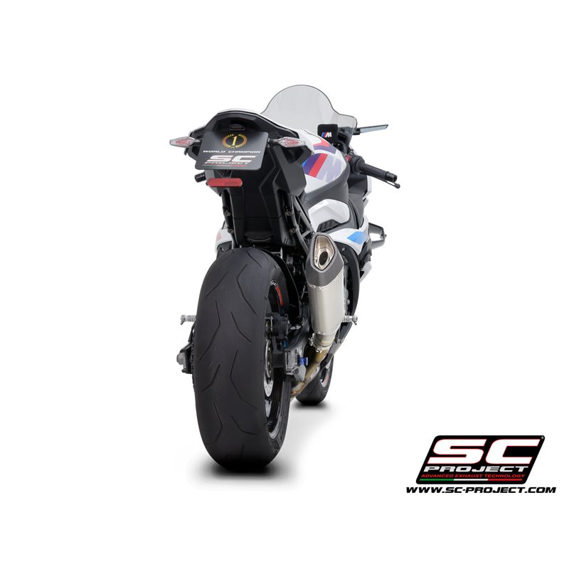 SC-Project Uitlaat SC1-R | Zilver | BMW S1000RR