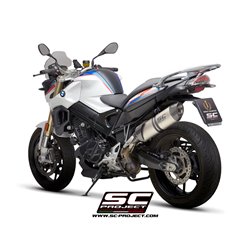 SC-Project Exhaust Oval | Silver | BMW F800R