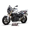 SC-Project Uitlaat Oval | Zilver | BMW F800R