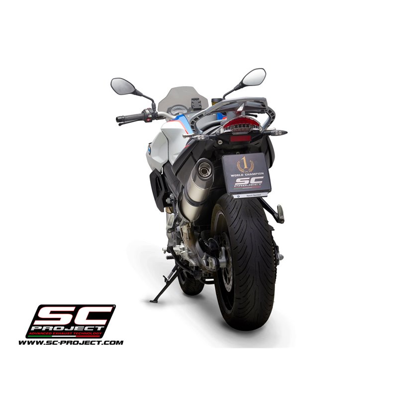 SC-Project Uitlaat Oval | Zilver | BMW F800R