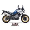 SC-Project Uitlaat Rally Raid | Zilver | CF Moto 800MT