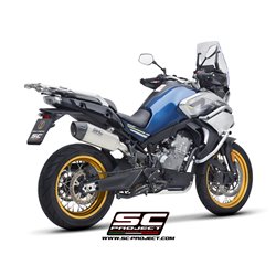SC-Project Uitlaat X-Plorer II | Zilver | CF Moto 800MT