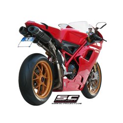 SC-Project Uitlaten Oval | Carbon | Ducati 1198