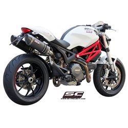 SC-Project Uitlaten Oval | Carbon | Ducati 696 Monster