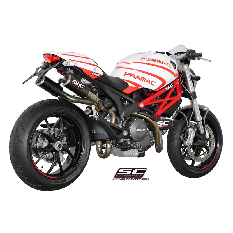 SC-Project Exhausts CR-T | Carbon | Ducati 696 Monster