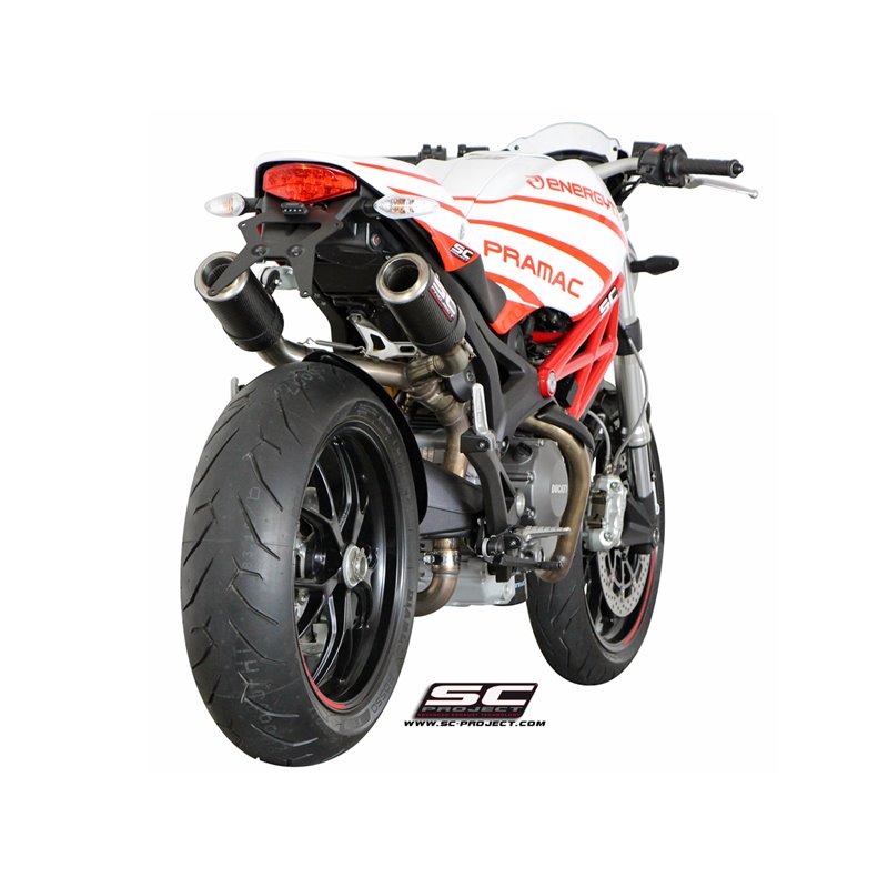 SC-Project Exhausts CR-T | Carbon | Ducati 696 Monster