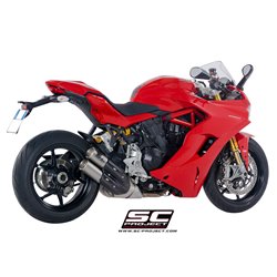SC-Project Uitlaat CR-T Double | Zilver | Ducati 950 Supersport