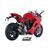 SC-Project Uitlaat CR-T Double | Zilver | Ducati 950 Supersport