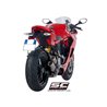 SC-Project Uitlaat CR-T Double | Zilver | Ducati 950 Supersport
