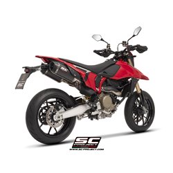 SC-Project Exhausts SC1-S Dual Undertail | Carbon | Ducati 698 Hypermotard Mono
