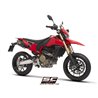 SC-Project Uitlaten SC1-S Dual Undertail | Carbon | Ducati 698 Hypermotard Mono