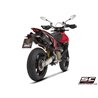 SC-Project Uitlaten SC1-S Dual Undertail | Carbon | Ducati 698 Hypermotard Mono
