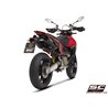 SC-Project Exhausts S1-C Dual Undertail | Black | Ducati 698 Hypermotard Mono