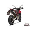 SC-Project Exhausts S1-C Dual Undertail | Silver | Ducati 698 Hypermotard Mono