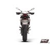 SC-Project Uitlaten S1 Dual Undertail Mesh | Zilver | Ducati 698 Hypermotard Mono