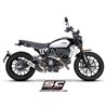 SC-Project Uitlaat CR-T Mesh | Zilver | Ducati 800 Scrambler