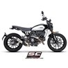 SC-Project Uitlaat S1 | Zilver | Ducati 800 Scrambler