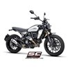 SC-Project Uitlaat S1 | Zilver | Ducati 800 Scrambler