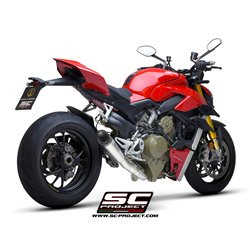 SC-Project Uitlaat S1 | Zilver | Ducati Streetfighter V4