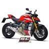 SC-Project Exhaust S1 | Silver | Ducati Streetfighter V4