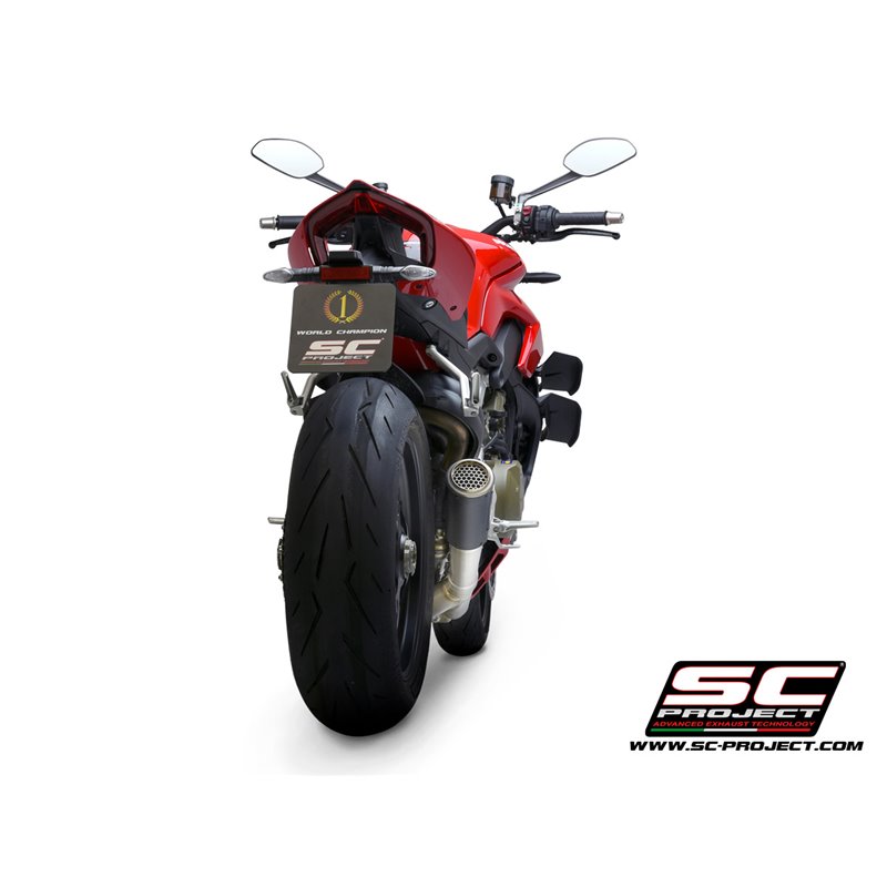 SC-Project Exhaust CR-T M2 | Carbon | Ducati Streetfighter V4
