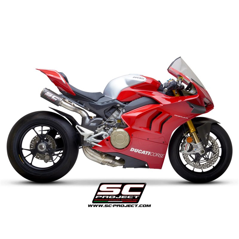 SC-Project Uitlaatsysteem 4-2-1-2 CR-T M2 | Carbon | Ducati Panigale V4 R