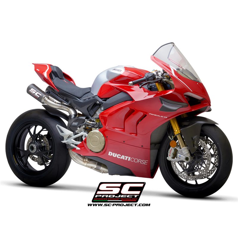SC-Project Uitlaatsysteem 4-2-1-2 CR-T M2 | Carbon | Ducati Panigale V4 R