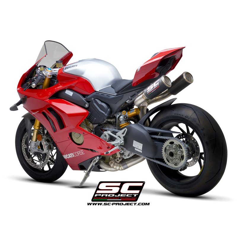 SC-Project Uitlaatsysteem 4-2-1-2 CR-T M2 | Carbon | Ducati Panigale V4 R