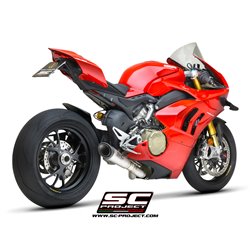 SC-Project Uitlaat S1 | Zilver | Ducati Panigale V4