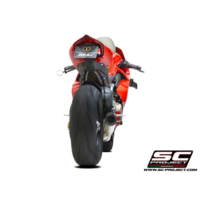 SC-Project Uitlaat S1 | Zilver | Ducati Panigale V4