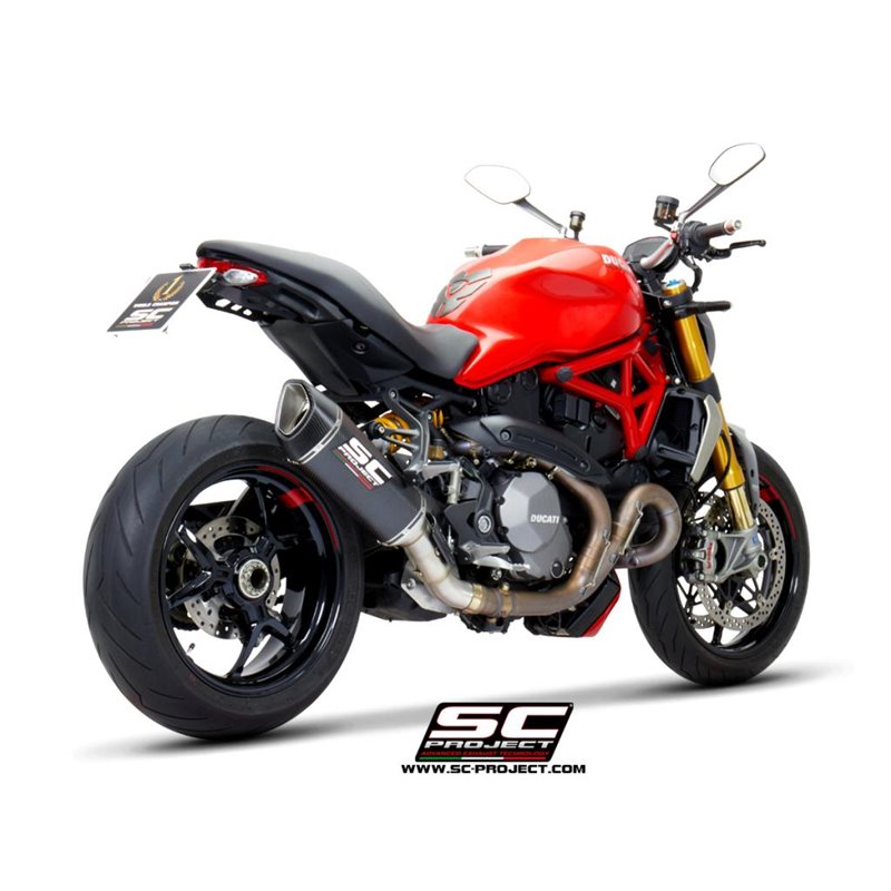 SC-Project Uitlaat SC1-R | Carbon | Ducati 1200 Monster
