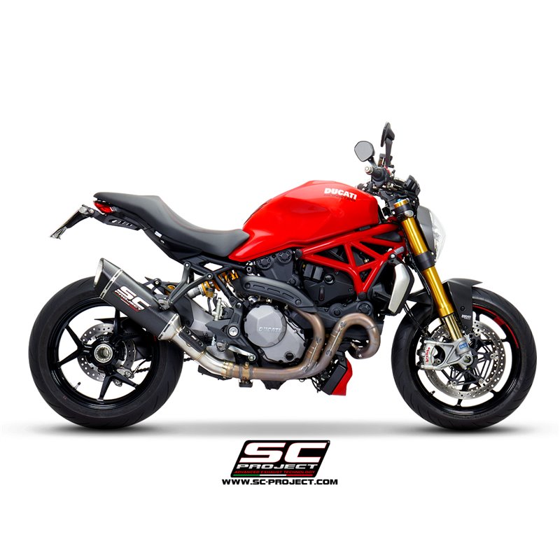 SC-Project Uitlaat SC1-R | Carbon | Ducati 1200 Monster