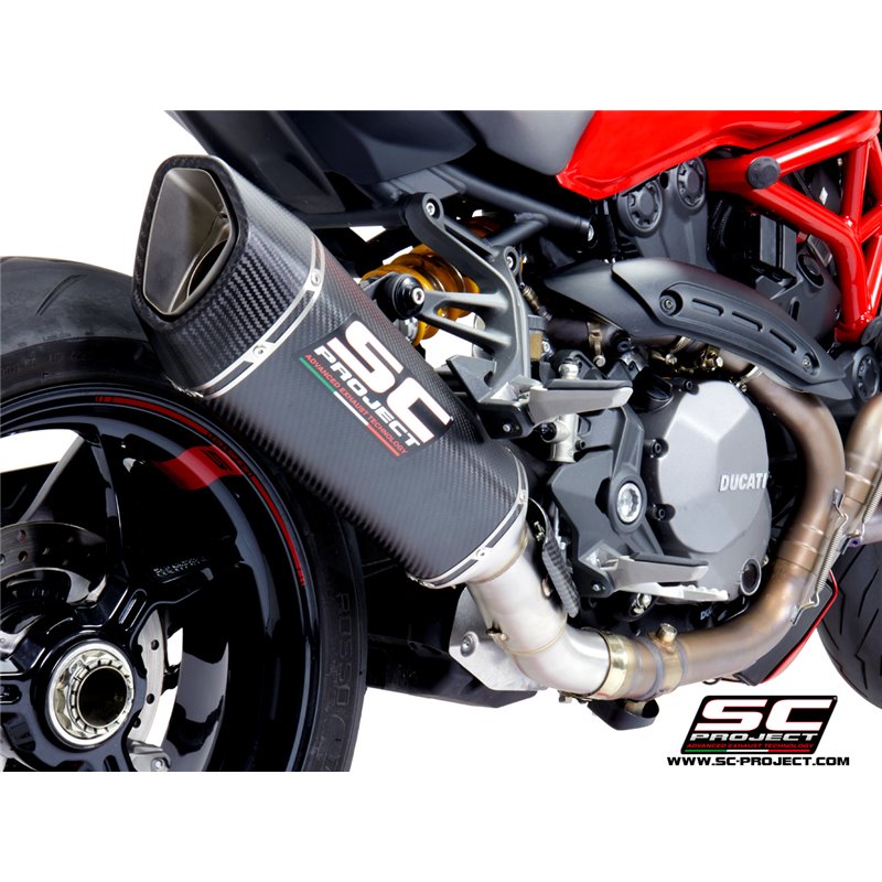 SC-Project Uitlaat SC1-R | Carbon | Ducati 1200 Monster