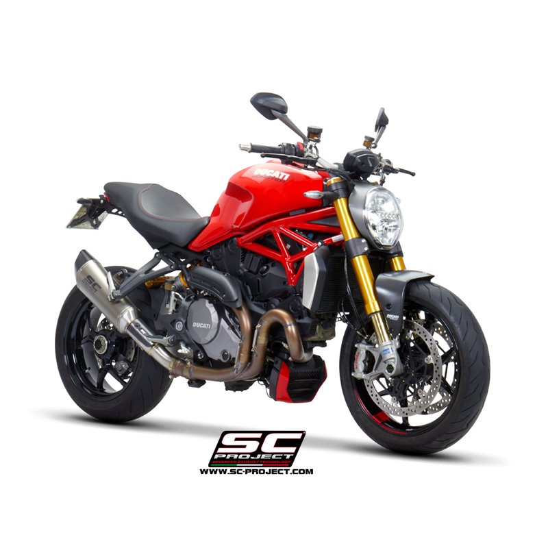 SC-Project Exhaust SC1-R | Silver | Ducati 1200 Monster