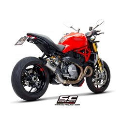 SC-Project Uitlaat CR-T | Zilver | Ducati 1200 Monster