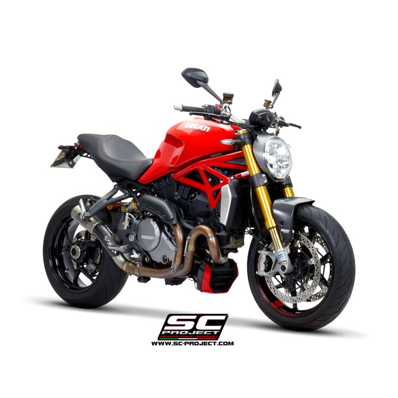 SC-Project Uitlaat CR-T | Zilver | Ducati 1200 Monster